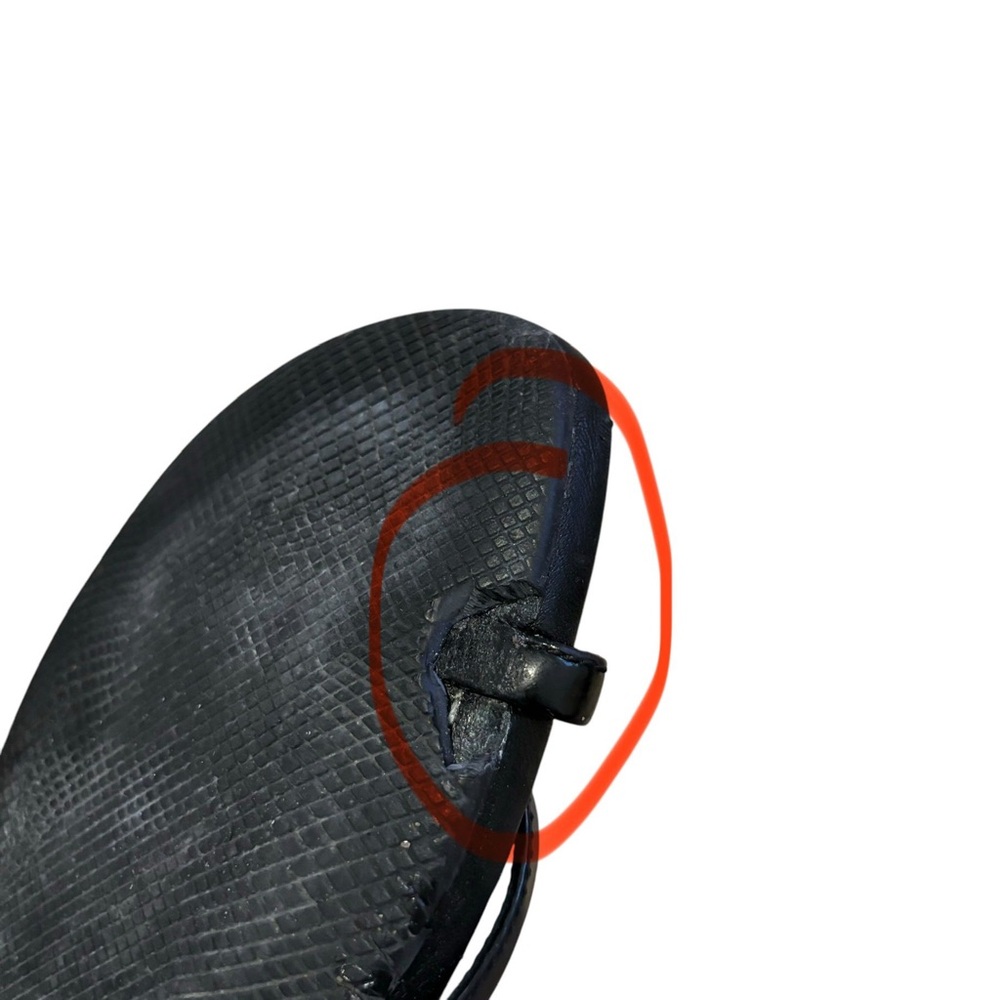 Prada Black Leather Ankle-Strap Platform Sandal - Picture 10 of 10